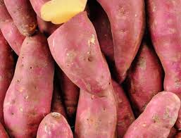 Patates douces rouges
